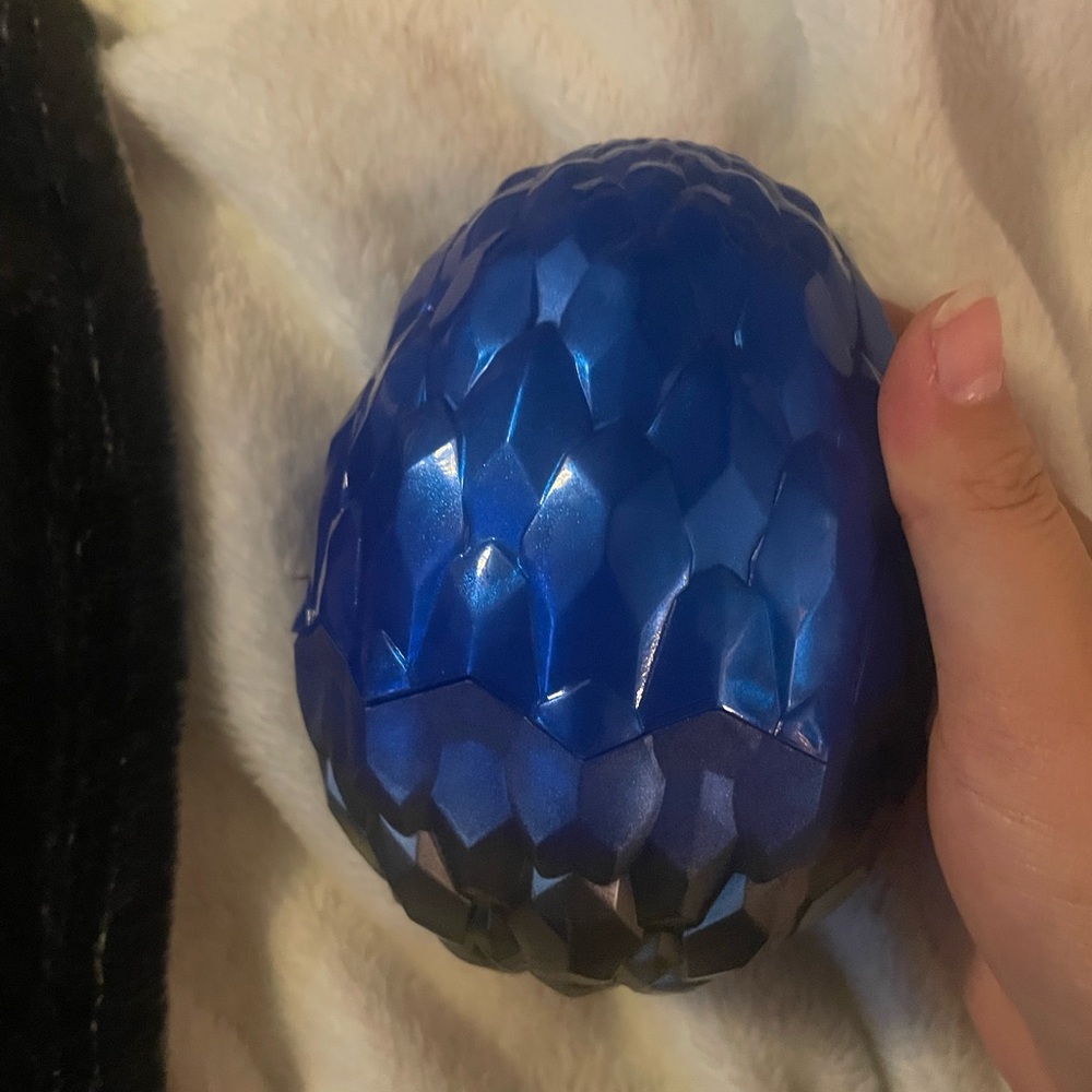 Source Unknown Blue and Black Dragon Egg Toy